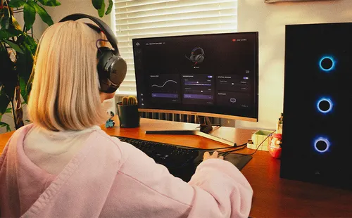 Słuchawki JBL Quantum 250, Nauszne, Dźwięk przestrzenny Czarny