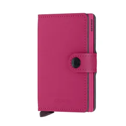 RFID Gizli Miniwallet Yard Toz Cep Cüzdanı-fuchsia