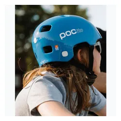 Kask rowerowy dziecięcy POC Pocito Crane MIPS Jr 10826 fluorescent blue