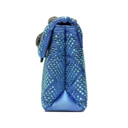 Kurt Geiger Mini Geantă Kensington Din Material Textil 9546683609 Albastru Pal