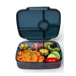Lunchbox głęboki 5-komorowy Yumbox Go Bento Box - Berlin charcoal gray