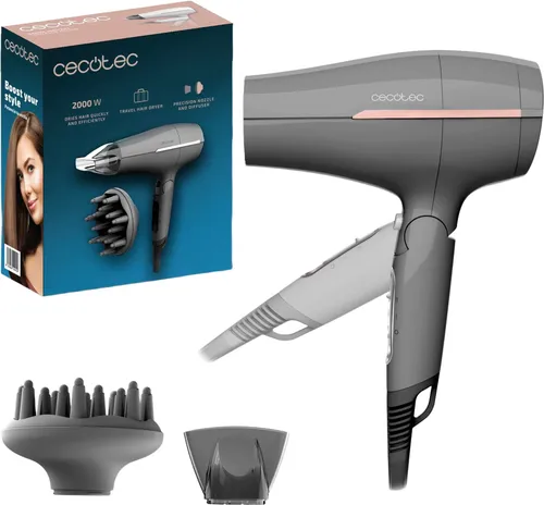 Suszarka CECOTEC Bamba IoniCare Power & Go Heaven Szary 2000W