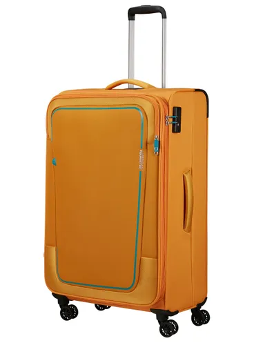 American Tourister Pulsonic'in Geniş Genişletilebilir Valizi-sunset yellow