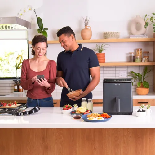 Air Fryer Frytkownica beztłuszczowa COSORI CAF-P681S-KEUR Dual Blaze 6.4l Wi-Fi zabezpieczenie przed przegrzaniem