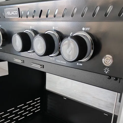 Grill gazowy VELACO ZEUS-C Czarny