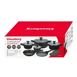 Zestaw garnków KLAUSBERG KB-7830 (12 elementów)