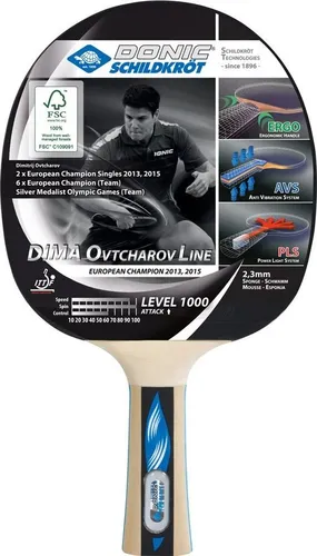 Ovtcharov 1000 Ping Pong Raketi 754412