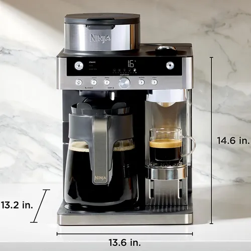 Ekspres NINJA Shark CFN803EU Czarno-stalowy