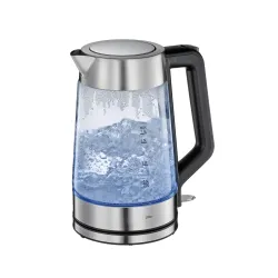 CILIO Classic Vesuvio 2220 W 1,7 l srebrny- czajnik elektryczny szklany