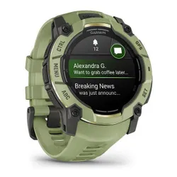 Smartwatch GARMIN Instinct 3 50mm Amoled Zielono-czarny