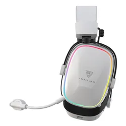 Słuchawki SECRET GEAR SX2 Bezprzewodowe, Nauszne, Dźwięk przestrzenny Biało-czarny