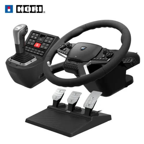 Kierownica Hori Force Feedback Truck Control System HPC-044E z pedałami do PC