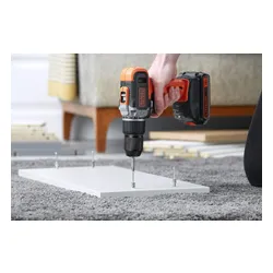 Wiertarko-wkrętarka BLACK&DECKER BCD003D2AMB + Zestaw 100 akcesoriów