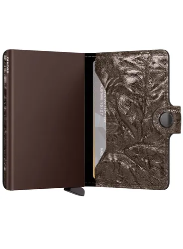 Secrid kompaktowy portfel z RFID Miniwallet Crunch - bronze