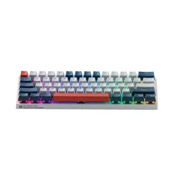 Klawiatura mechaniczna Machenike K500-B61 Gamingowa Przewodowa Red Switch Niebiesko-biała