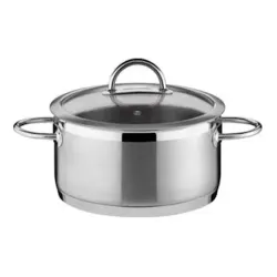 TESCOMA Vision niski 4 l - garnek ze stali nierdzewnej z pokrywką