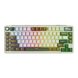 Klawiatura ROYAL KLUDGE L75 Palm Green Beige Switch