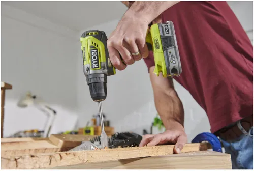 Wiertarko-wkrętarka RYOBI ONE+ R18DD5-0 + Akumulator RYOBI RC18150-250 5Ah 18V + Ładowarka