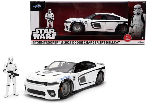 Samochód JADA TOYS Star Wars Storm Trooper Dodge Charger SRT 9336478314R00