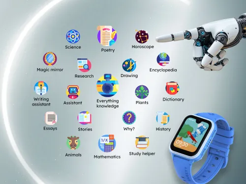 Smartwatch GARETT Kids Vibe AI 4G Czarny