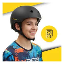 Kask XRIDER XRBH005M Czarny Miejski (rozmiar M)