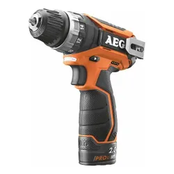 AEG Powertools BS 12C2 Lİ-202C Akülü Matkap (2 adet 2.0 Ah pil, şarj cihazı, kılıf)