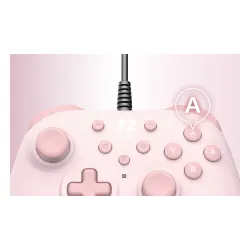 Pad Hori Turbo Cozy Pink do Nintendo Switch 2 Przewodowy