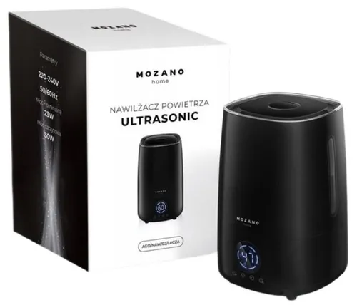 Nawilżacz ultradźwiękowy MOZANO Ultrasonic Czarny