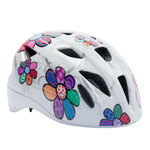 Kask rowerowy dziecięcy Alpina Ximo Flash white flower
