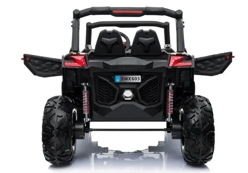 Auto Na Akumulator Dla 2 Dzieci Jeep Xmx603 Buggy 4X4 Pilot Skóra Eva LED MP3