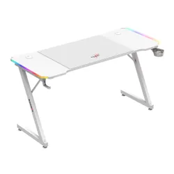 Biurko gamingowe HUZARO Hero 3.3 RGB Biały