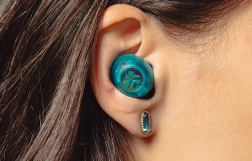 Słuchawki dokanałowe JLAB Go Pop ANC Zielono-przezroczysty