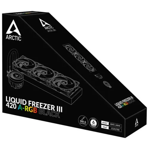 Chłodzenie Arctic Liquid Freezer III 420 A-RGB Czarny