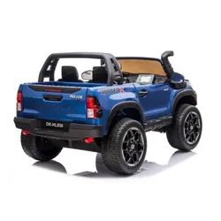 Auto Na Akumulator Dla 2 Dzieci Toyota Hilux 4X4 Lakier Pilot Eva Skóra LED Radio MP3