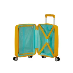 Walizka dziecięca American Tourister Soundbox Mini - golden yellow