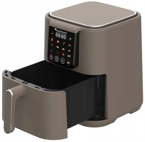 Air Fryer Frytkownica beztłuszczowa TURBOTRONIC TT-AF250 Beżowy 6l 12 automatycznych programów