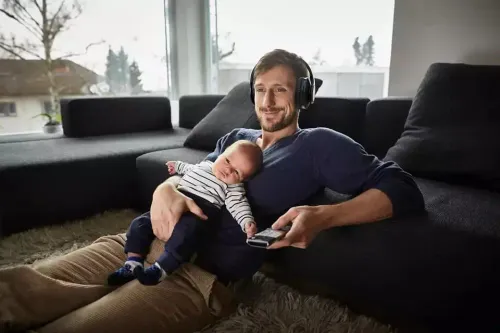 Słuchawki bezprzewodowe Philips TAH6005BK/10 Nauszne Czarny