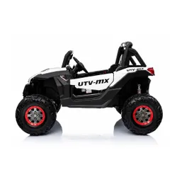 Auto Na Akumulator Dla 2 Dzieci Jeep Xmx603 Mp4 Buggy 4X4 Pilot Skóra Eva LED