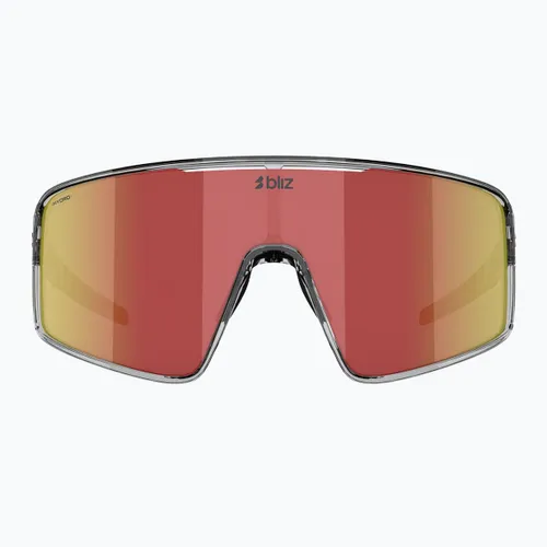 Okulary przeciwsłoneczne Bliz P001 transparent dark grey/brown red multi