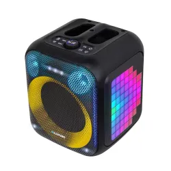Power Audio Blaupunkt Party Box PB6LED 40W Bluetooth Radio FM Mikrofon Karaoke Czarny