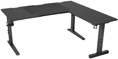 Biurko gamingowe narożne GENESIS Holm Modular 160 Czarny