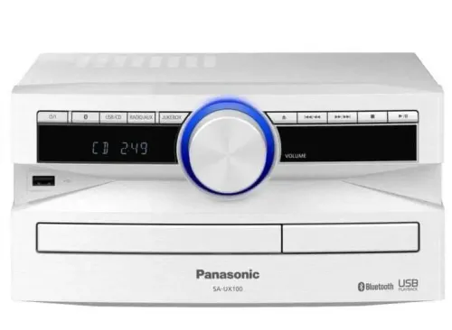 Power Audio Panasonic SC-UX100E 300W Bluetooth Radio FM Biały