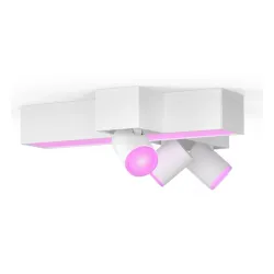 Oświetlenie punktowe Philips Hue White and Color Ambiance Centris 3 Cross Biały