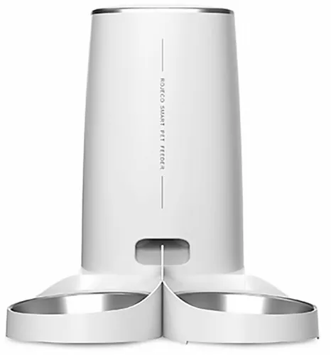 Dozownik karmy automatyczny ROJECO Button Version (podwójna miska)