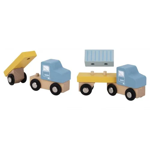 Tooky Toy Dźwig Portowy Drewniany Zestaw