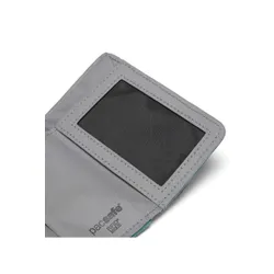 Portfel antykradzieżowy Pacsafe RFIDsafe Trifold Wallet - fresh mint