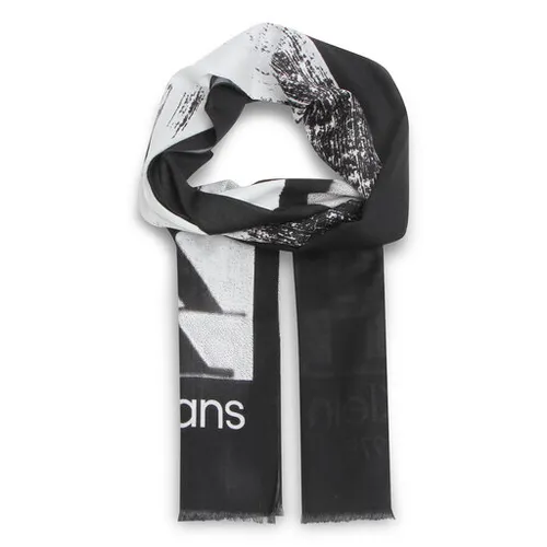 Calvin Klein eșarfă blugi monogramă furat 70x180 K60K610912 BDS