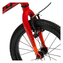 Rower dziecięcy HUFFY Literide Kids 16 cali dla chłopca Pomarańczowo-czerwony