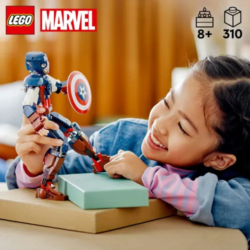 LEGO Super Heroes 76258 Figurka Kapitana Ameryki do zbudowania