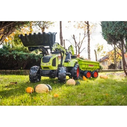 Traktor Na Pedały Dla Dzieci 3-6 Lat Do 50Kg Falk Claas Przyczepa Łyżka Spychacz